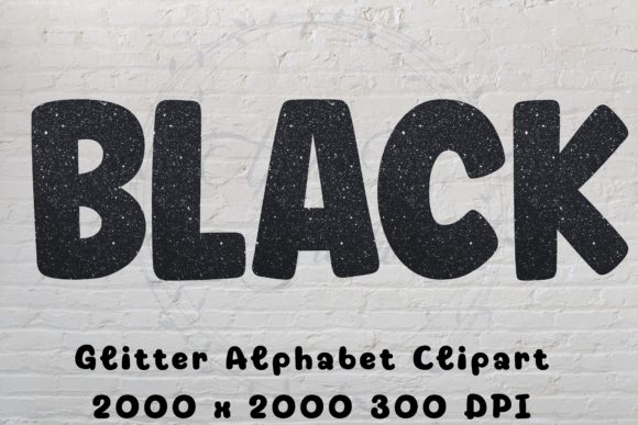 Download Black Glitter Alphabet Clipart - Art Collection