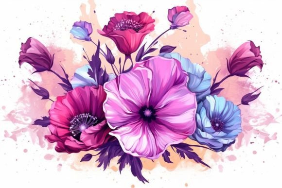 Download Artistic Backgrounds Poppy Field Art - Art Collection
