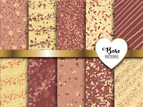 Download Earthy Colors Digital Paper Collection - Art Collection