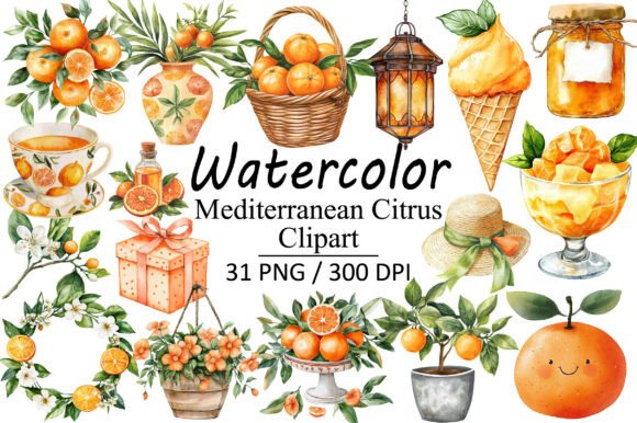 Download Mediterranean Citrus Clipart - Art Collection