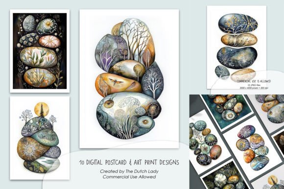 Download Pebble Art Postcards &amp; Art Prints - Art Collection