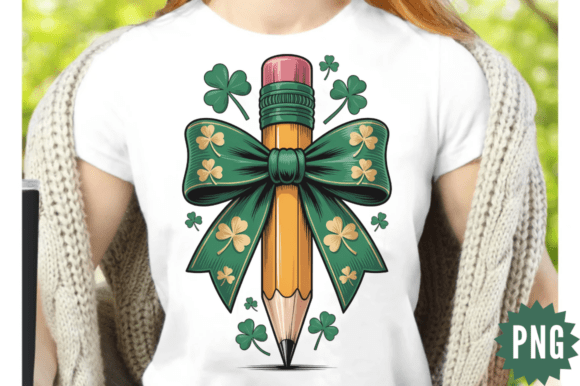 Download St Patrick’s Day Pencil Bow PNG Clipart - Art Collection