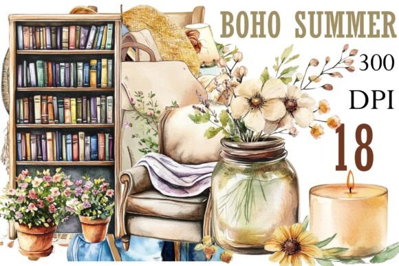 Download Boho Summer Collection Clipart - Art Collection