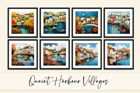 Download Quaint British Harbour Villages Fine Art - Art Collection