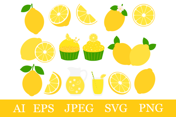 Download Lemon Clipart. Lemon SVG. Lemon Graphic - Art Collection