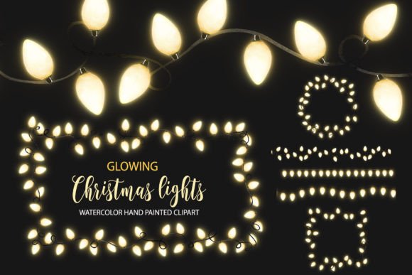 Download Christmas Fairy Lights Overlay Clipart - Art Collection