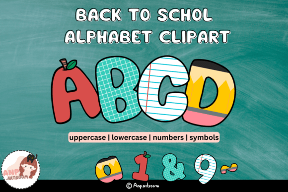 Download Back to School Alphabet Clipart - Art Collection