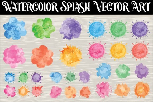 Download Vibrant Watercolor Splash Vector Art - Art Collection