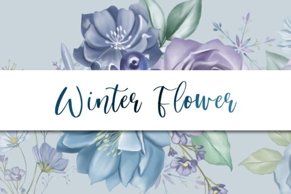 Download Winter Flower Clipart - Art Collection