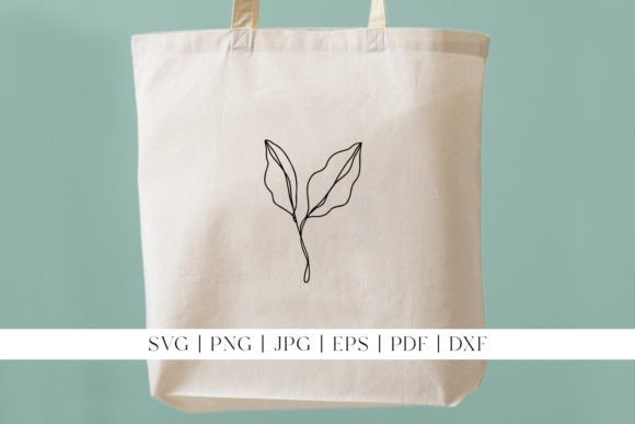 Download Leaf Line Art | Simple Leaves on Branch - Art Collection
