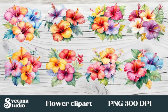 Download Hibiscus Tropical Flower Clipart PNG - Art Collection