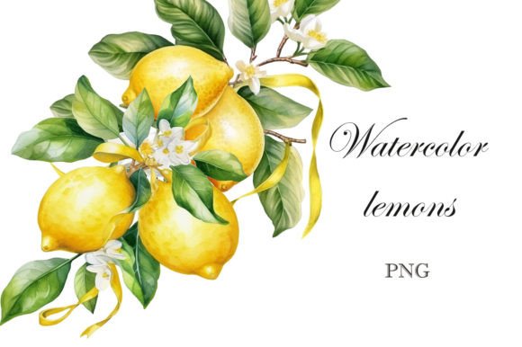 Download Lemon Watercolor Png. Citrus Clipart - Art Collection