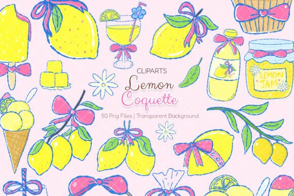 Download Lemon Coquette Clipart PNG SVG - Art Collection