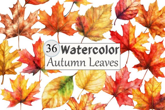Download Watercolor Autumn Leaves Clipart - Art Collection