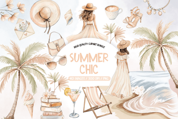 Download Summer Chic Clipart, Boho Summer PNG - Art Collection